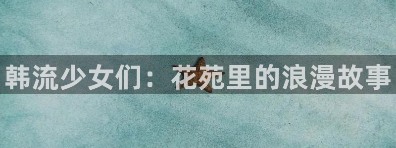 漫画香蕉文化：韩流少女们：花苑里的浪漫故事