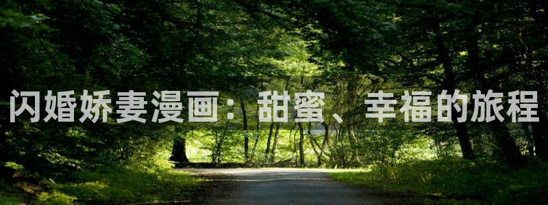 香蕉漫画在线观看网站：闪婚娇妻漫画：甜蜜、幸福的旅程